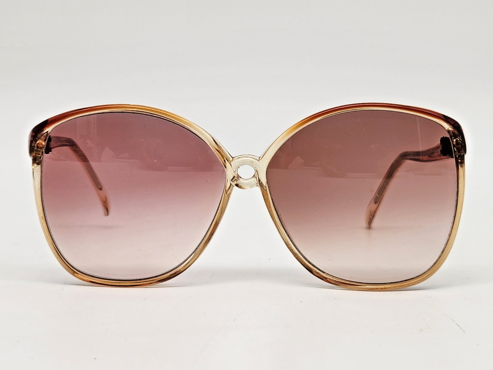 Vintage Bausch Lomb Ray-Ban Oversized Butterfly Sunglasses Italy Brown Frame